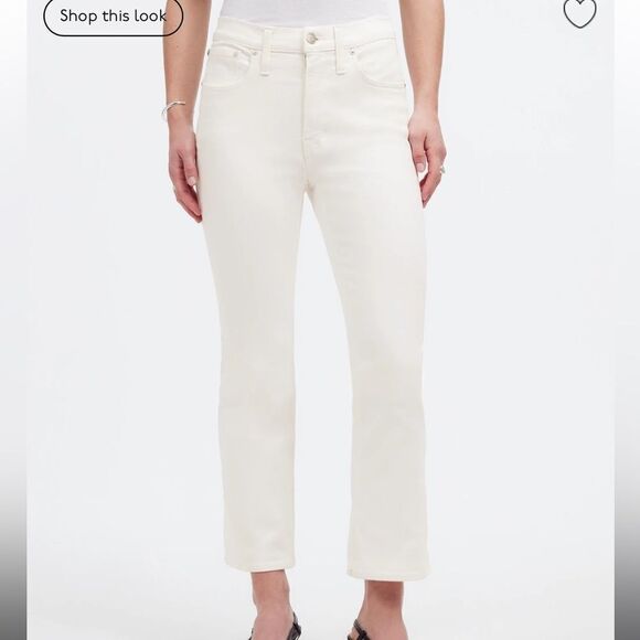 Madewell Kick Out Crop Jeans - Picture 2 of 8